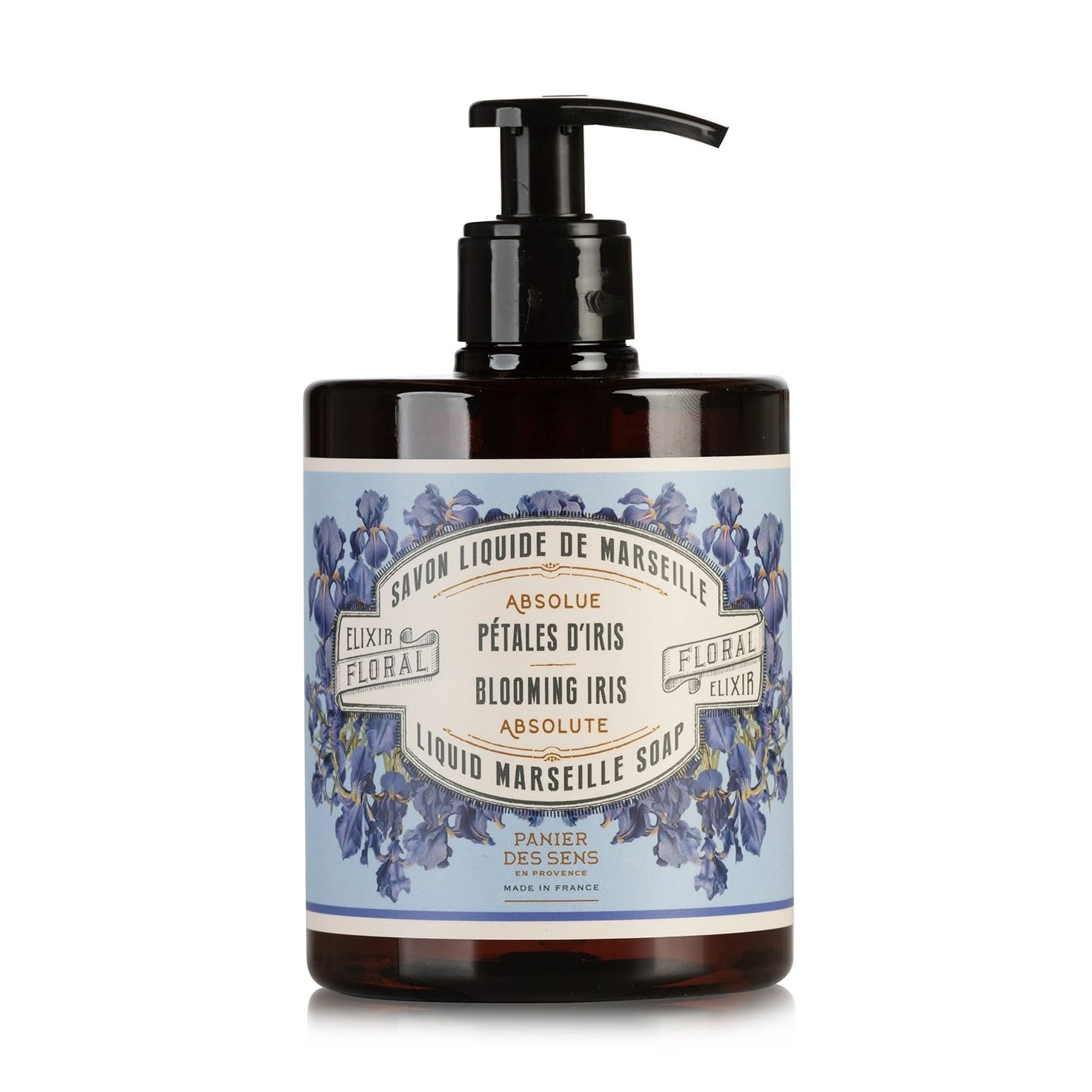 Марсельське рідке мило Panier des Sens Liquid Marseille Soap Квітучий ірис, 500 мл